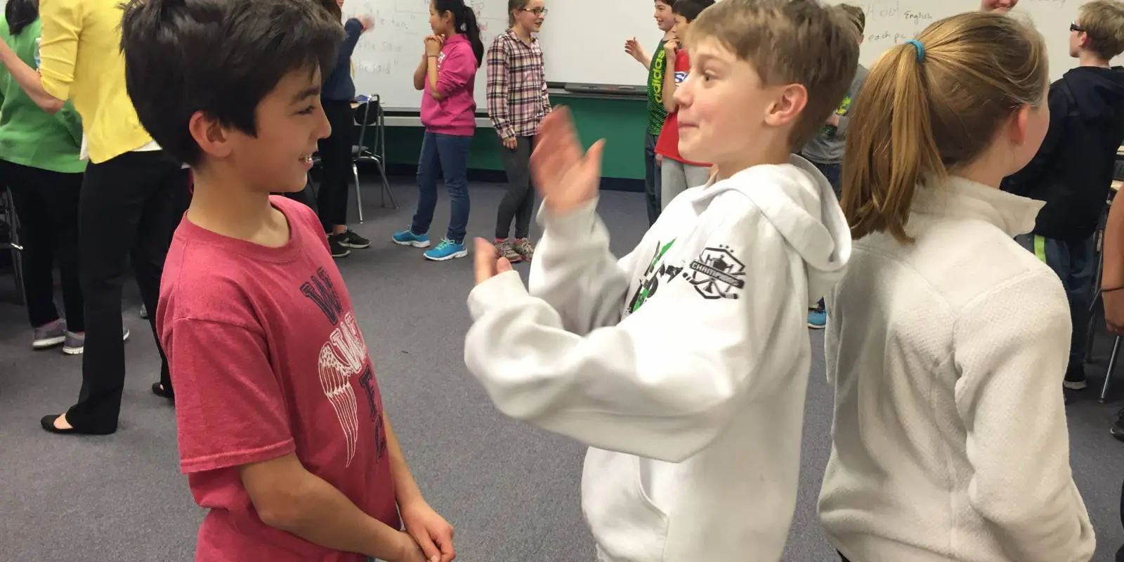 6th Graders and Comedy Sportz