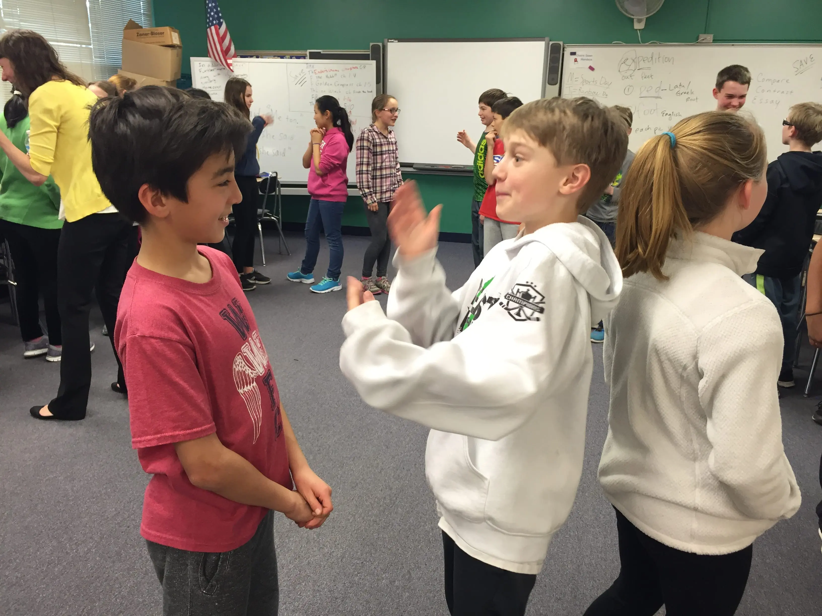 6th Graders and Comedy Sportz