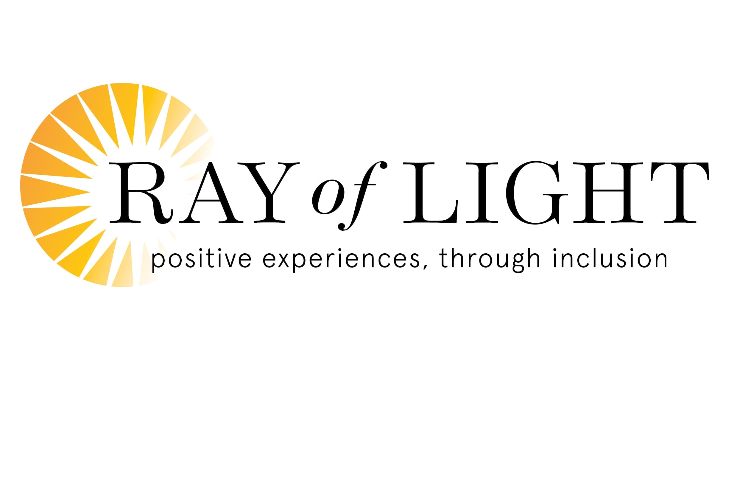 Ray of Light Logo: Positive experiences through inclusion